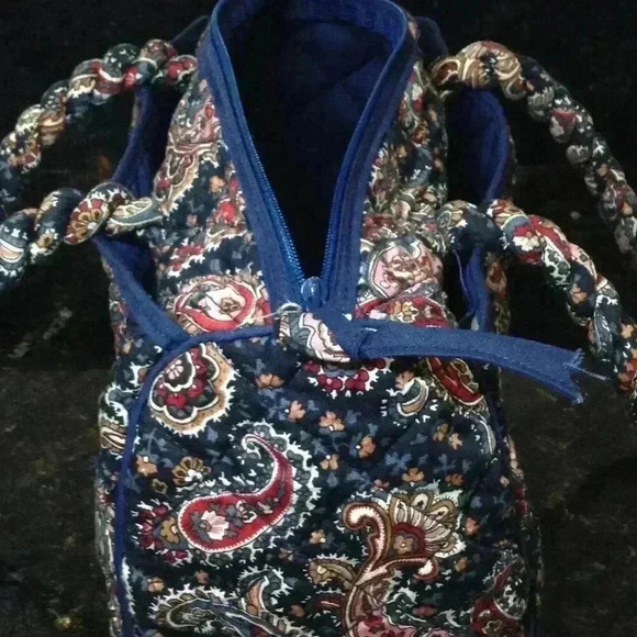 VINTAGE Stashe' quilted Shoulder Bag/Makeup bag. Eclectic Grandma, Southern Bell - Picture 5 of 5